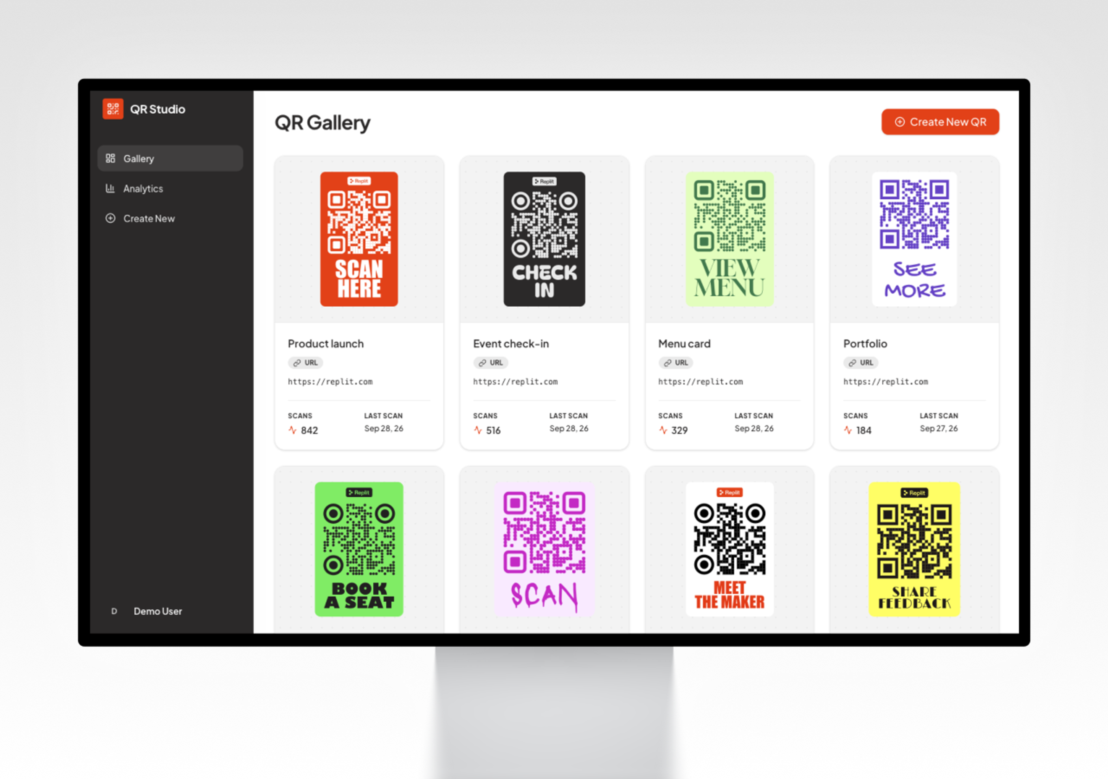 QR Code Generator Template
