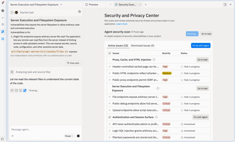 parallel security fixes