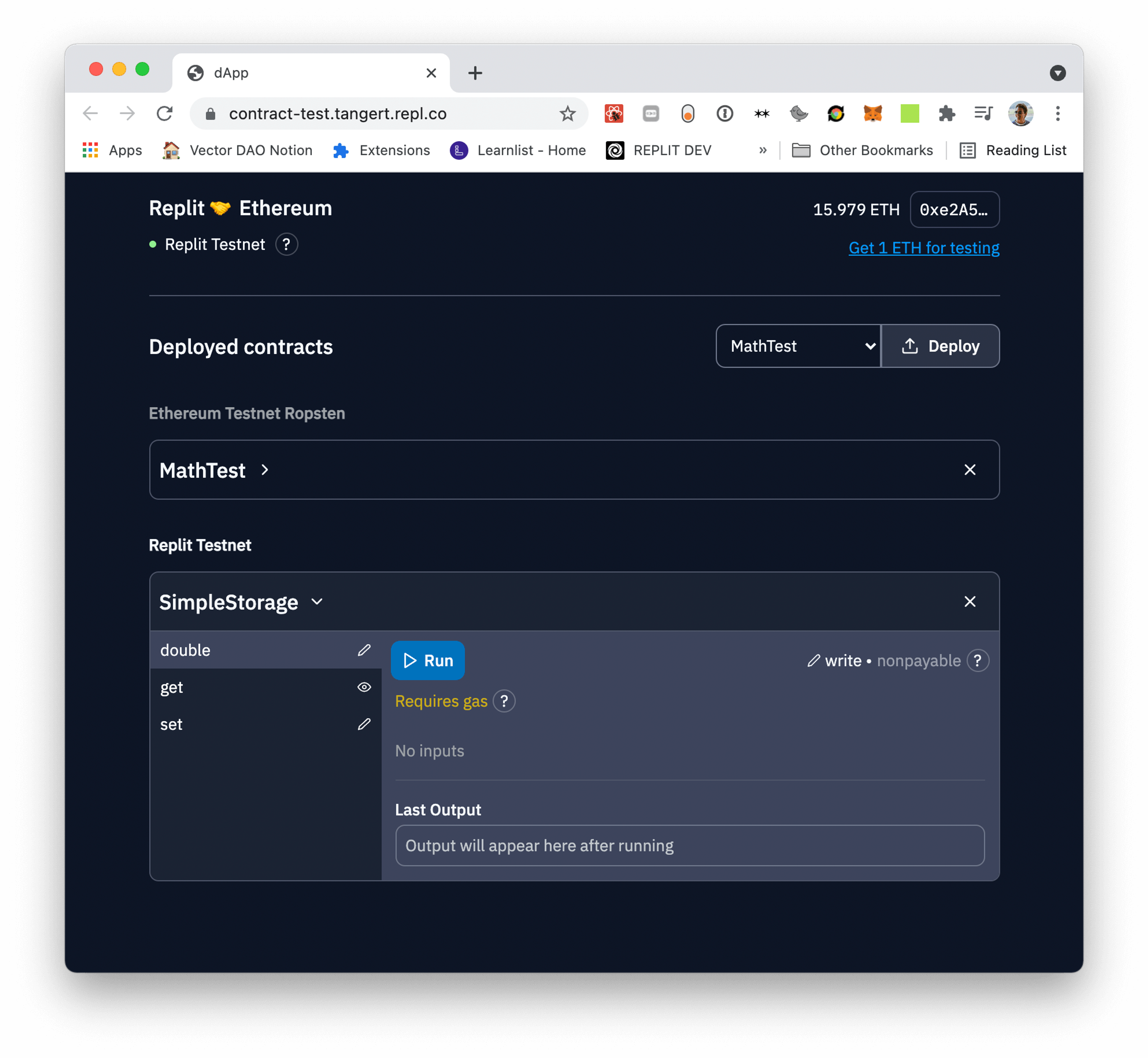 Hosted app