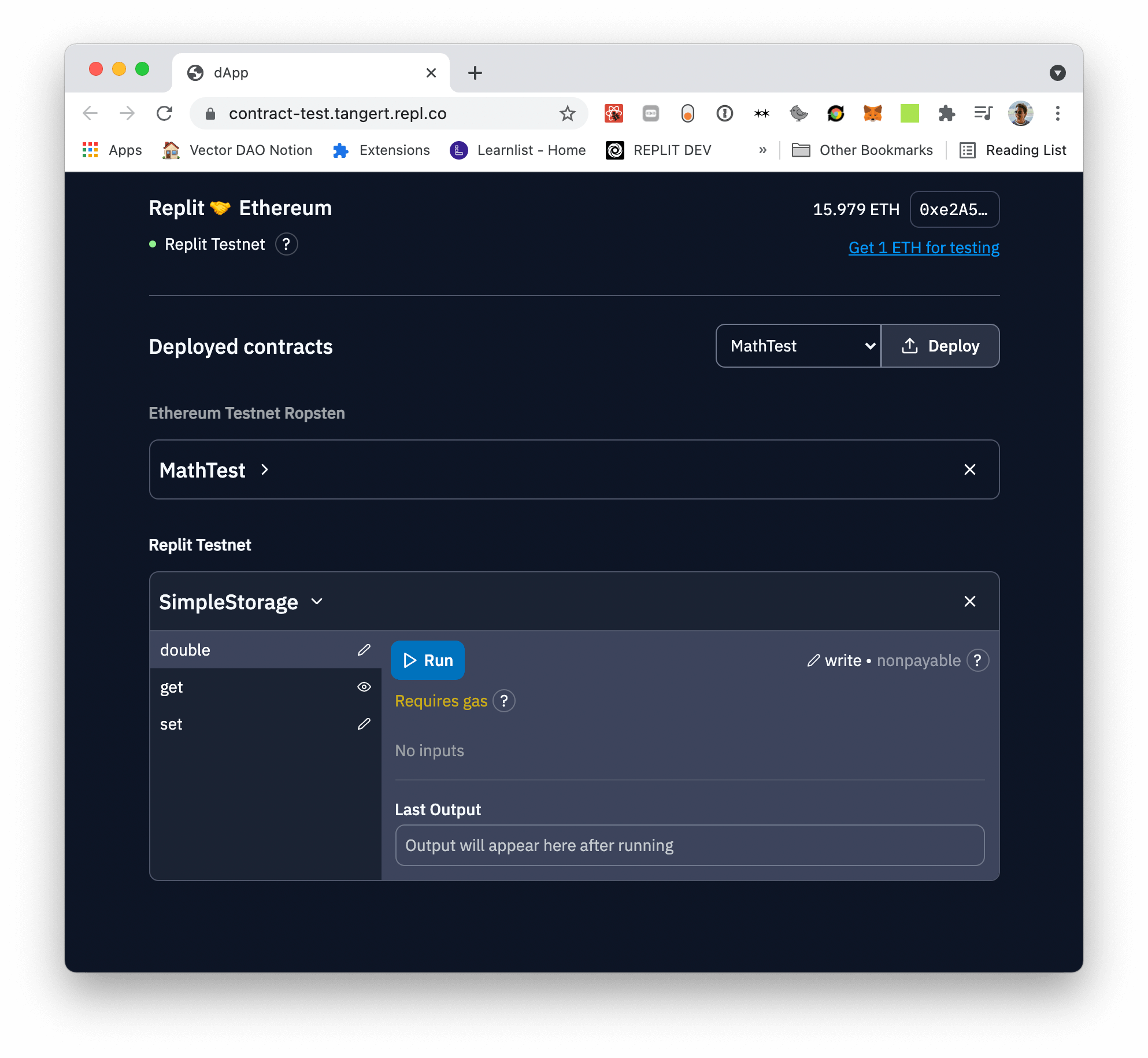 Hosted app