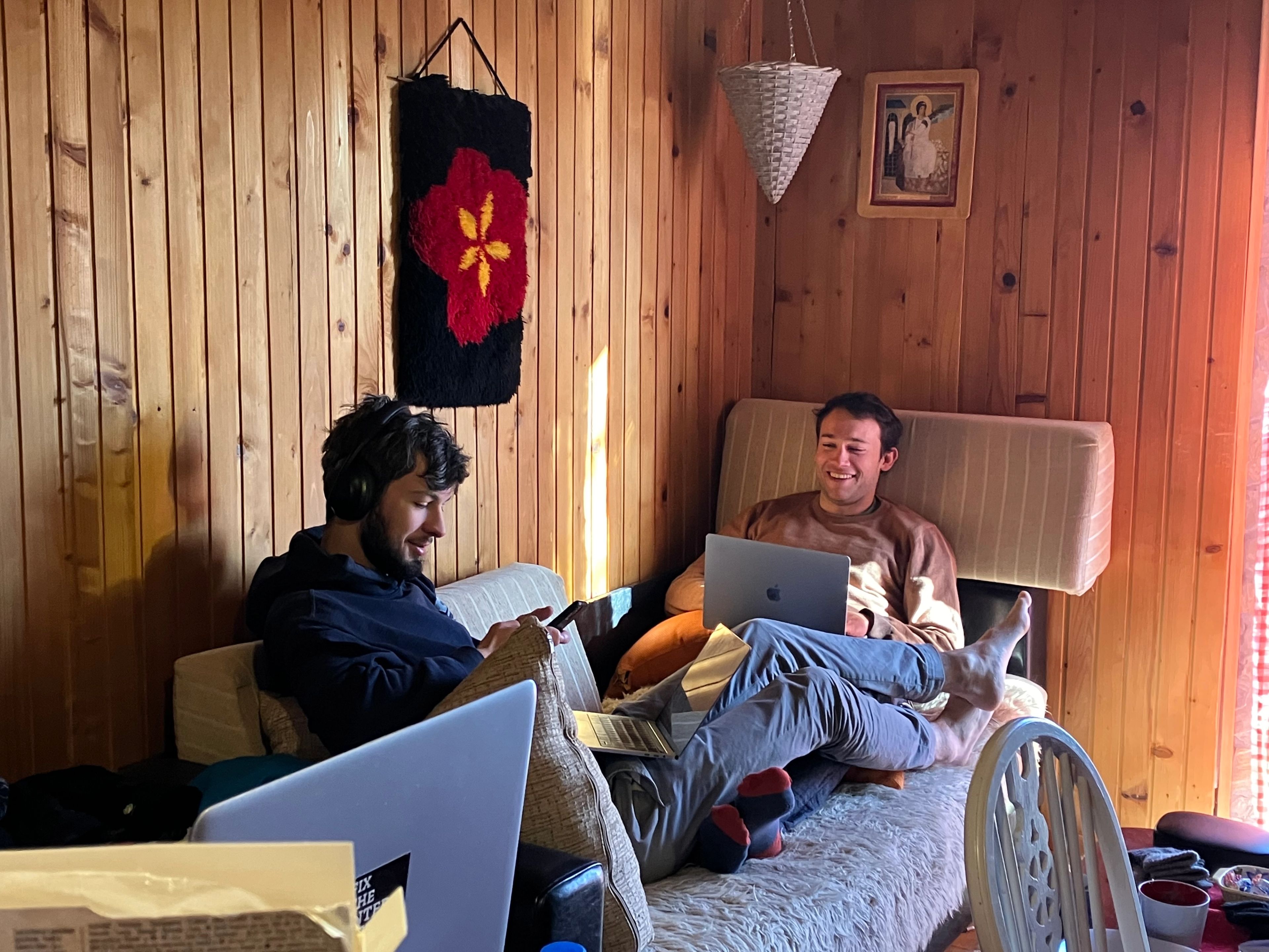 Michael working on MagicFlow