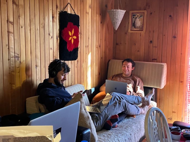 Michael working on MagicFlow