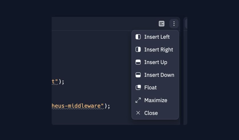 Context menu