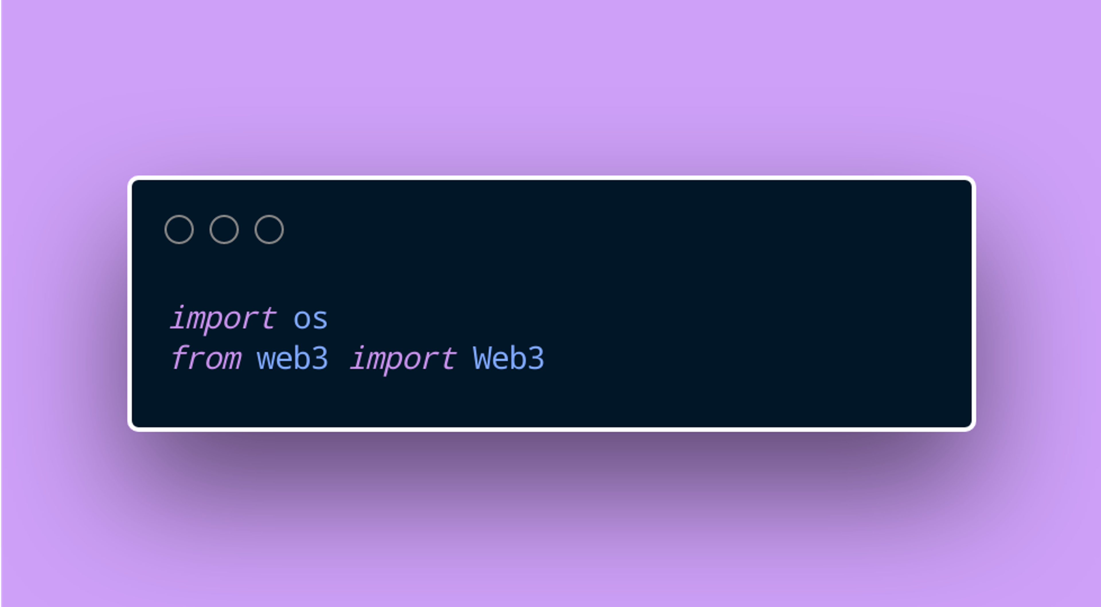 import