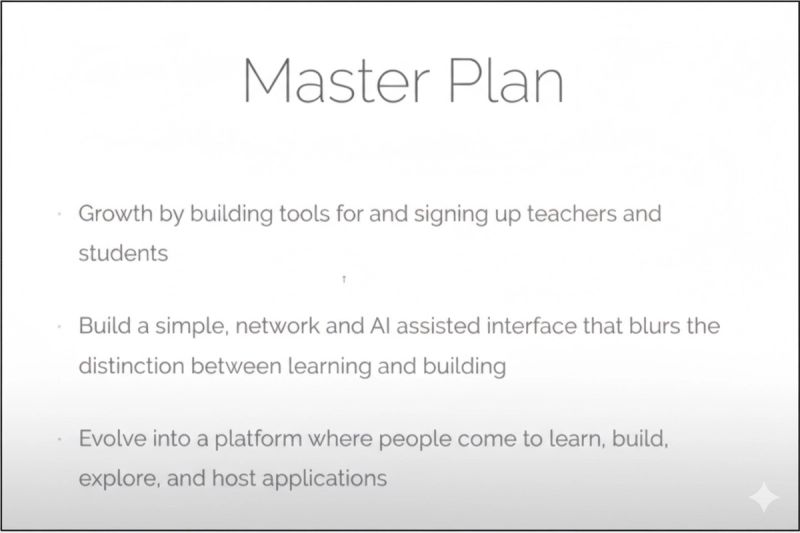 Master Plan Slide