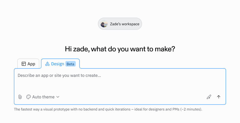 design mode prompt box example