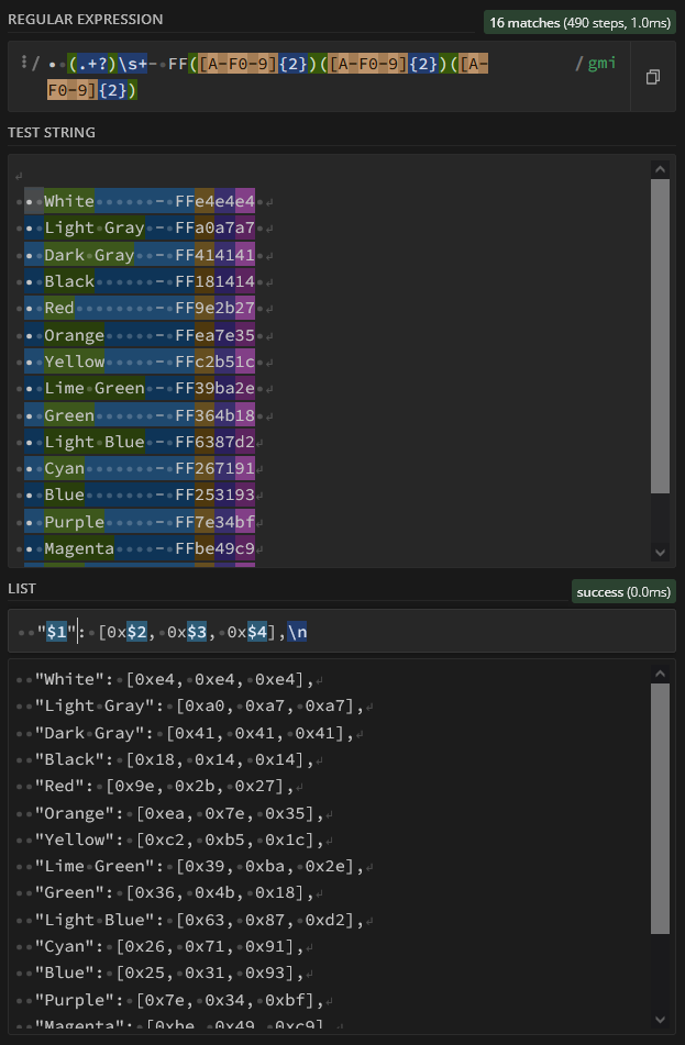 A regex in an editor. See above link for contents.