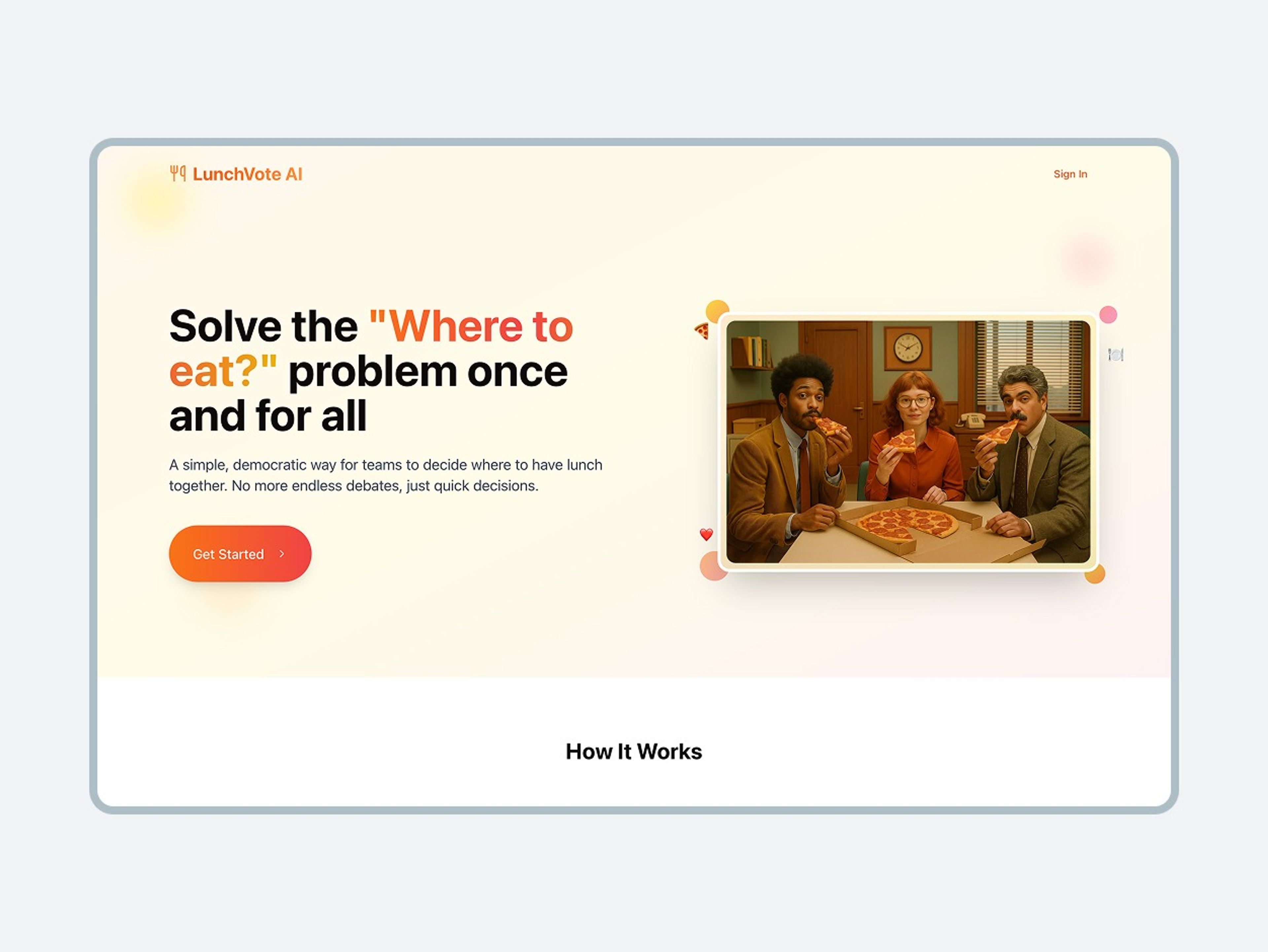 LunchVote AI