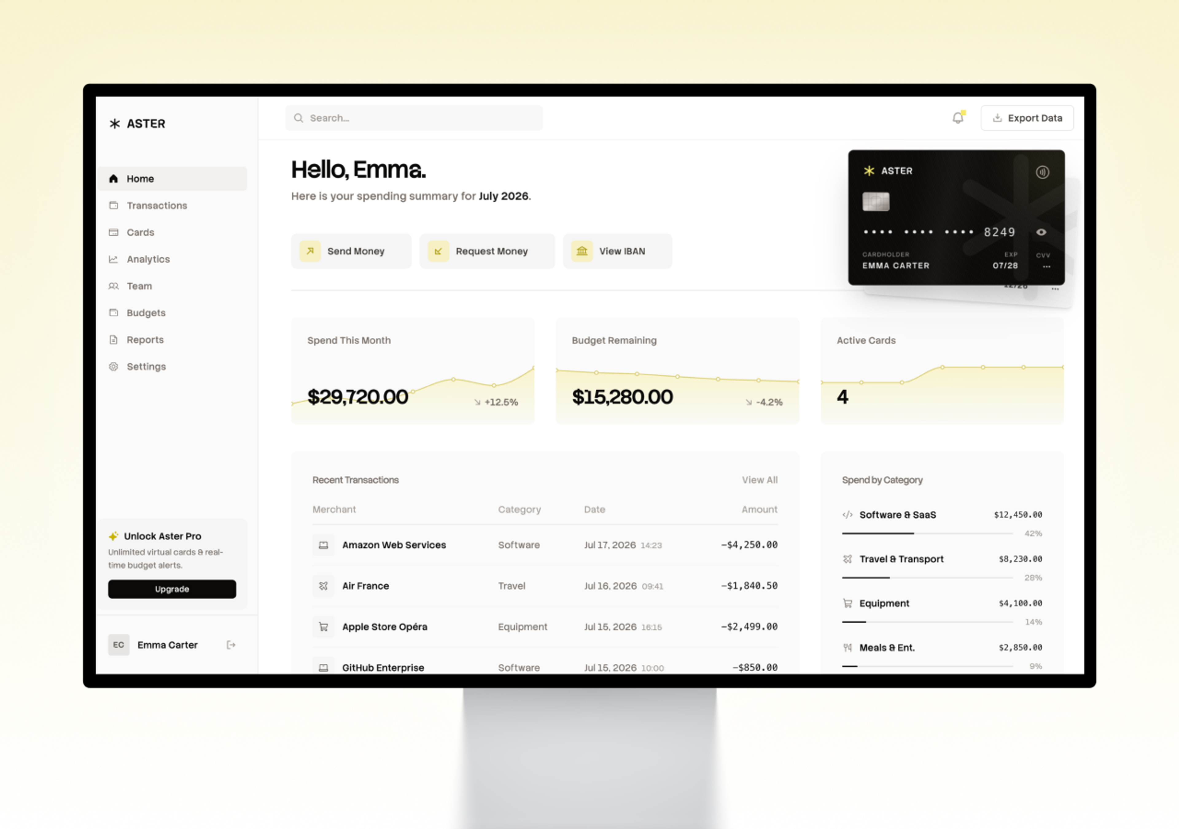 Banking Dashboard Template
