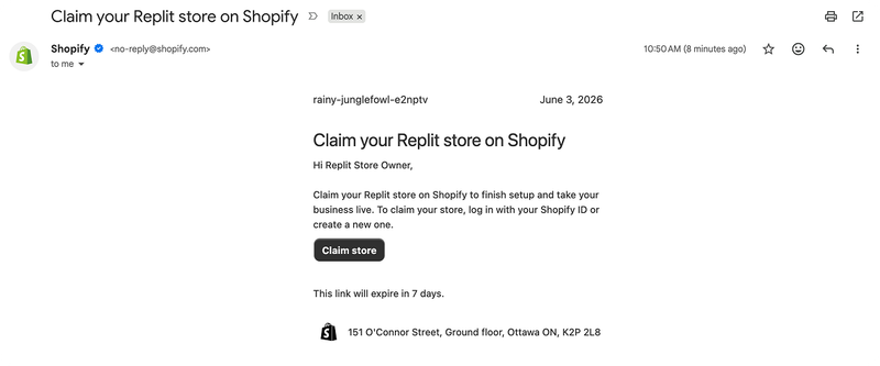 claim the store