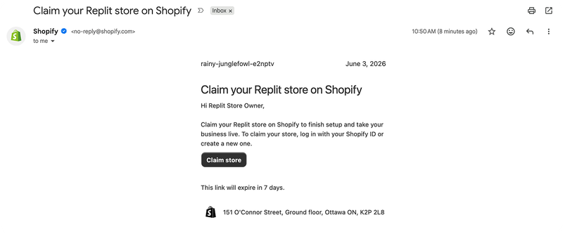 claim the store