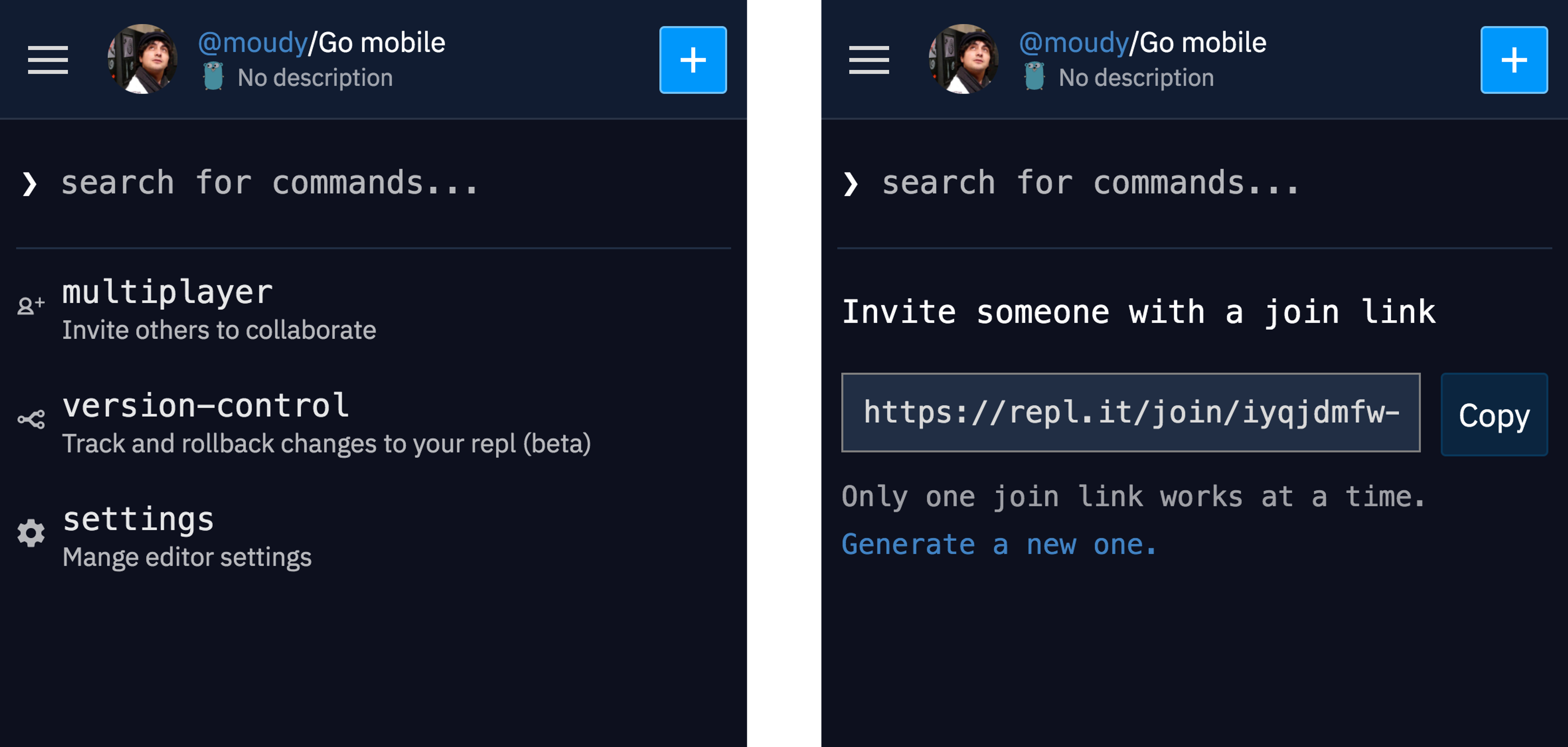 mobile commands