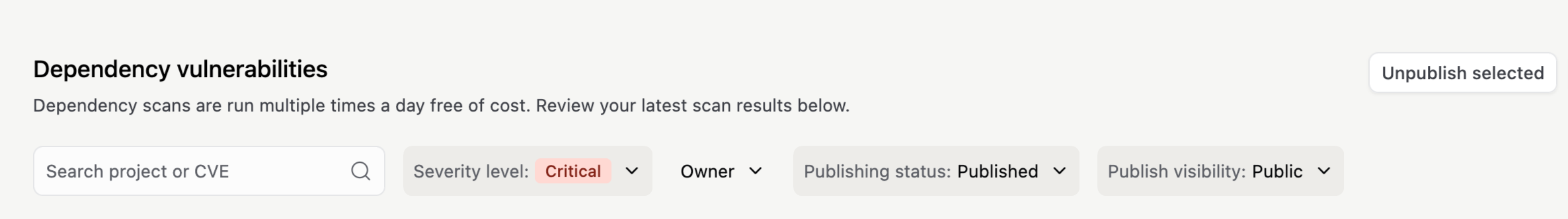 dependency-vulnerabilites-search-example