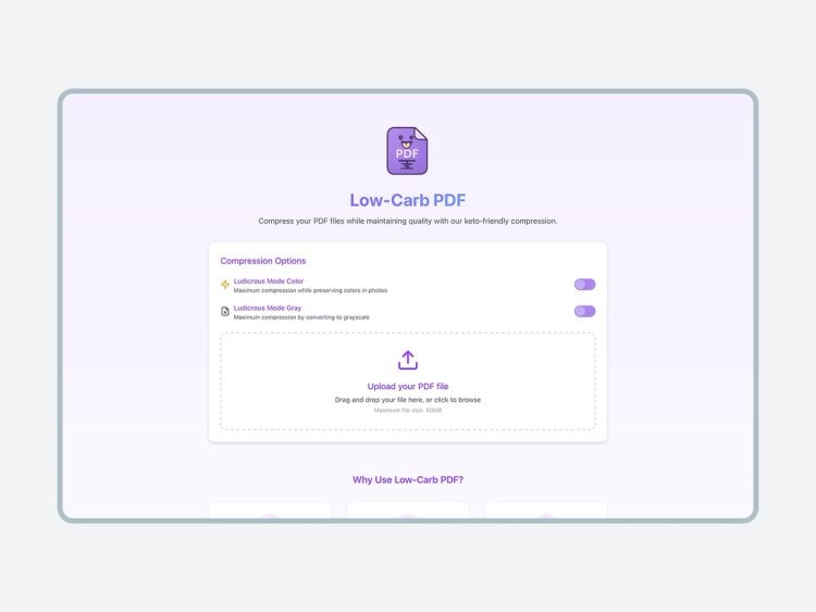 LowCarbPDF - Replit Gallery