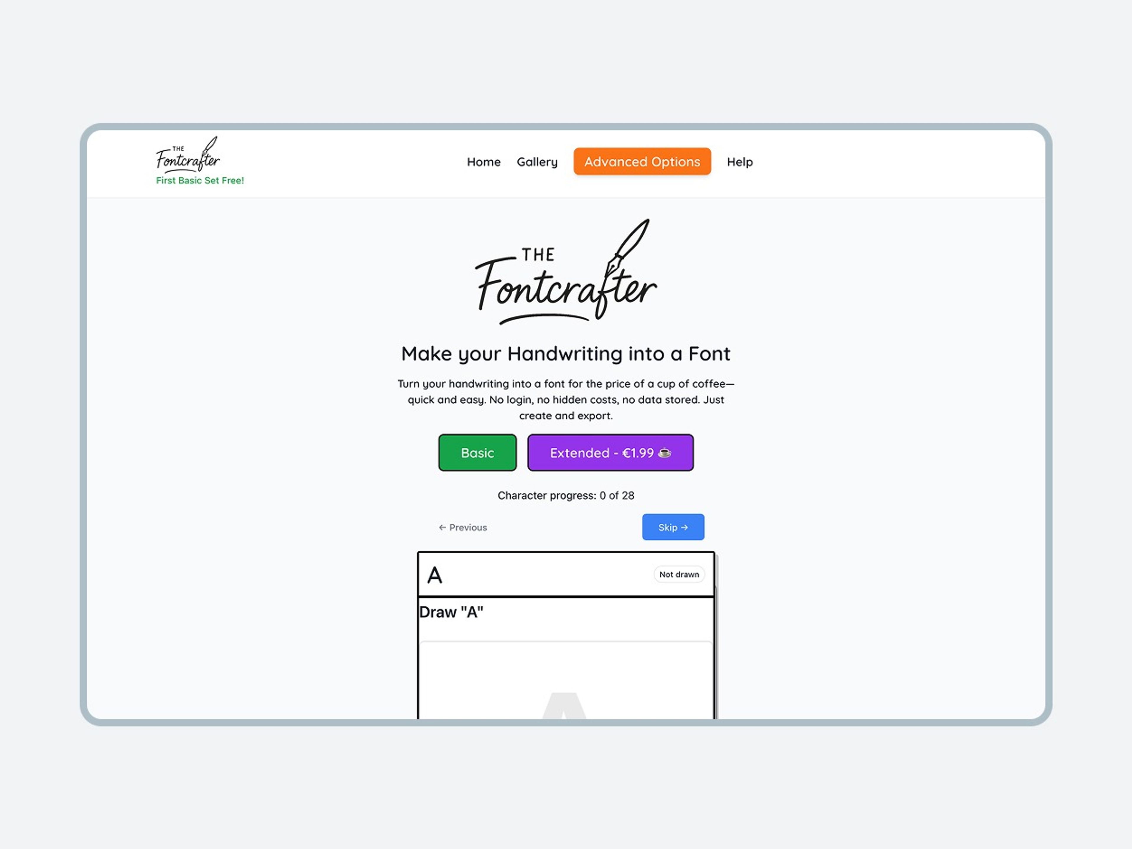 The FontCrafter