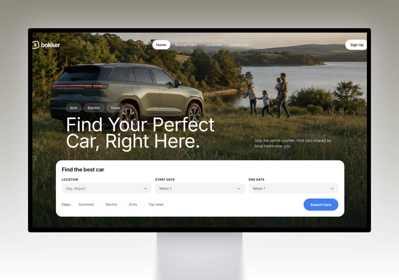 Car Rental Platform Template