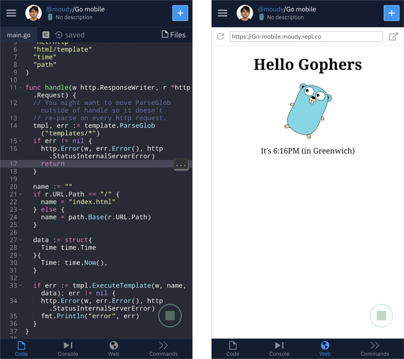 mobile coding