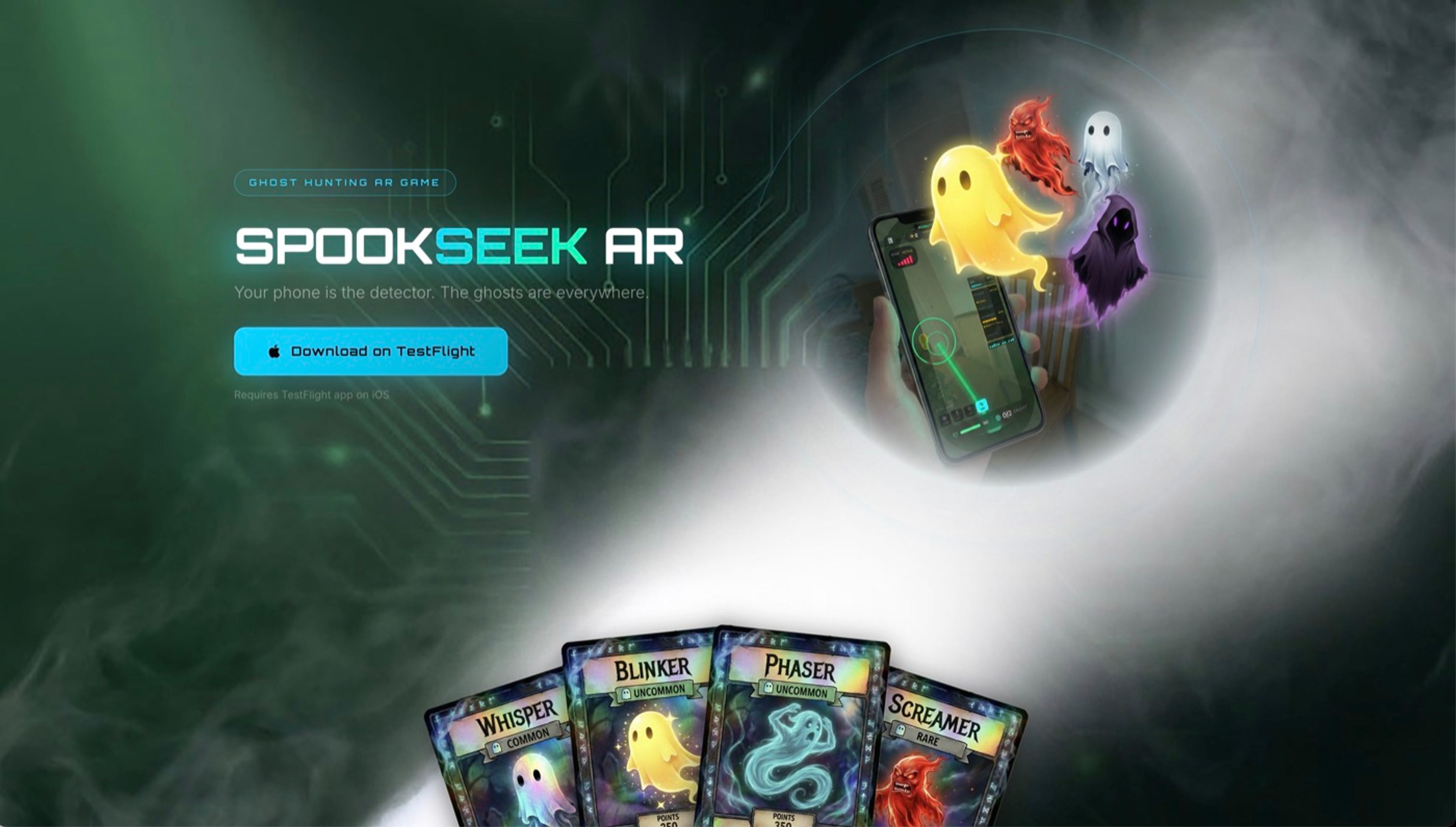 Spookseek home page