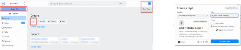 Creating a new repl