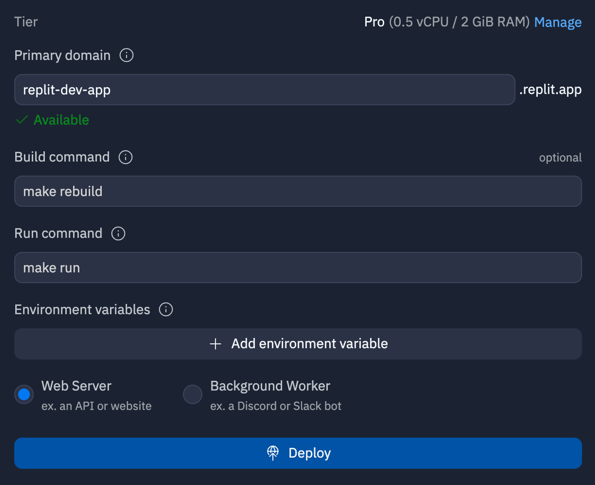 Replit — Replit Deployments - the fastest way from idea → production