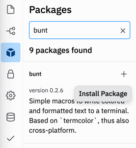 Install package