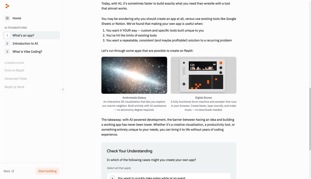 What's an app - Replit Learn