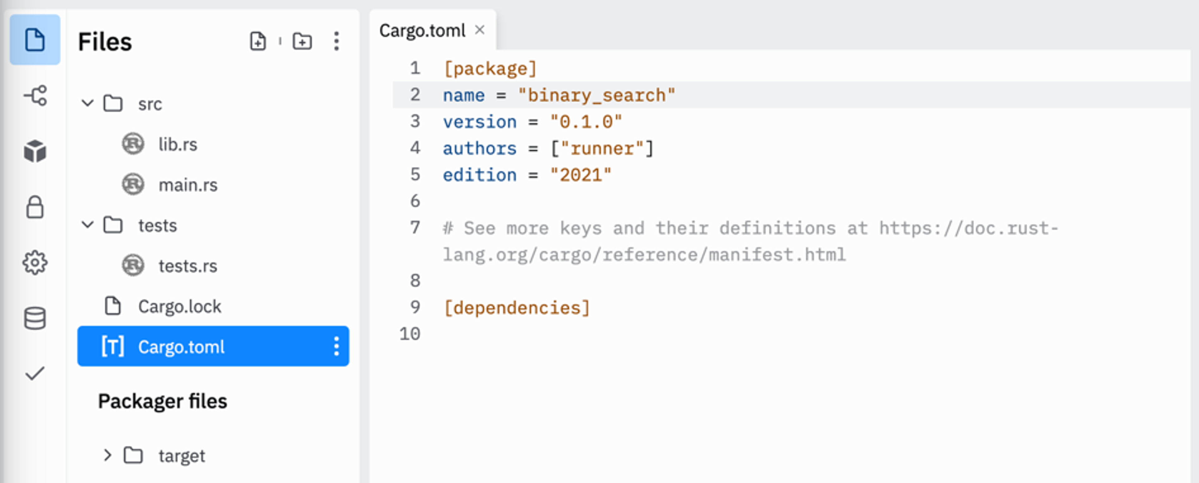 Updated package name in Cargo.toml