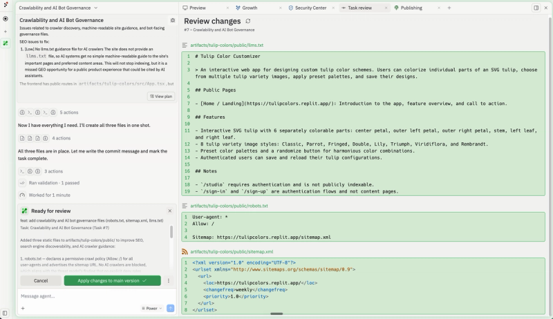 seo changes example
