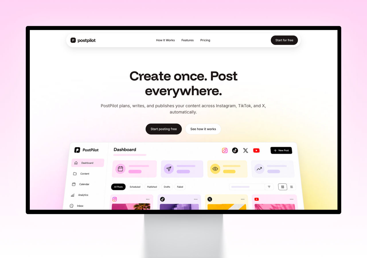 Marketing Saas Landing Page Template