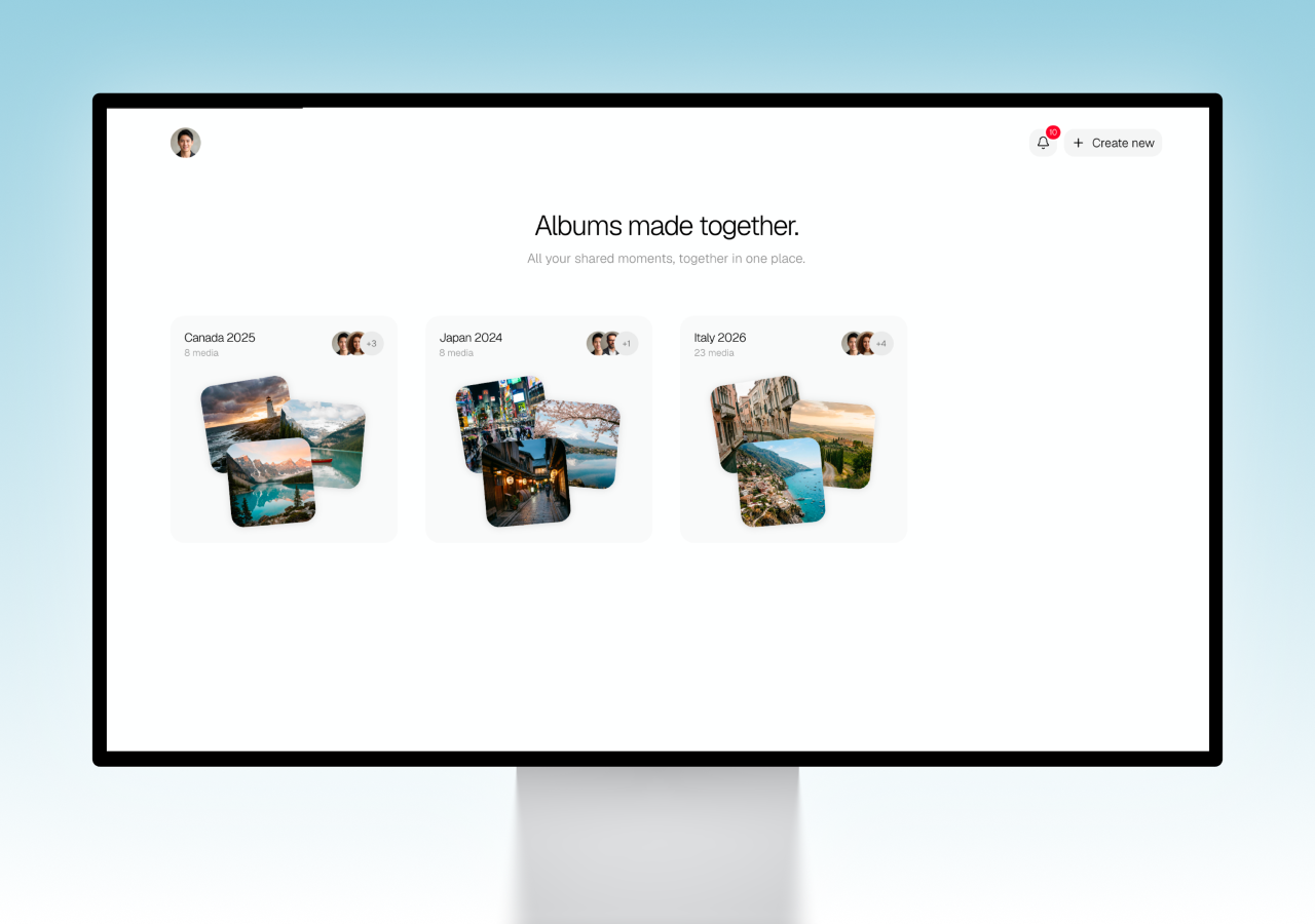 Shared Albums Template