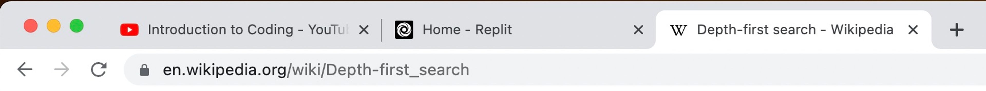 chrome tabs