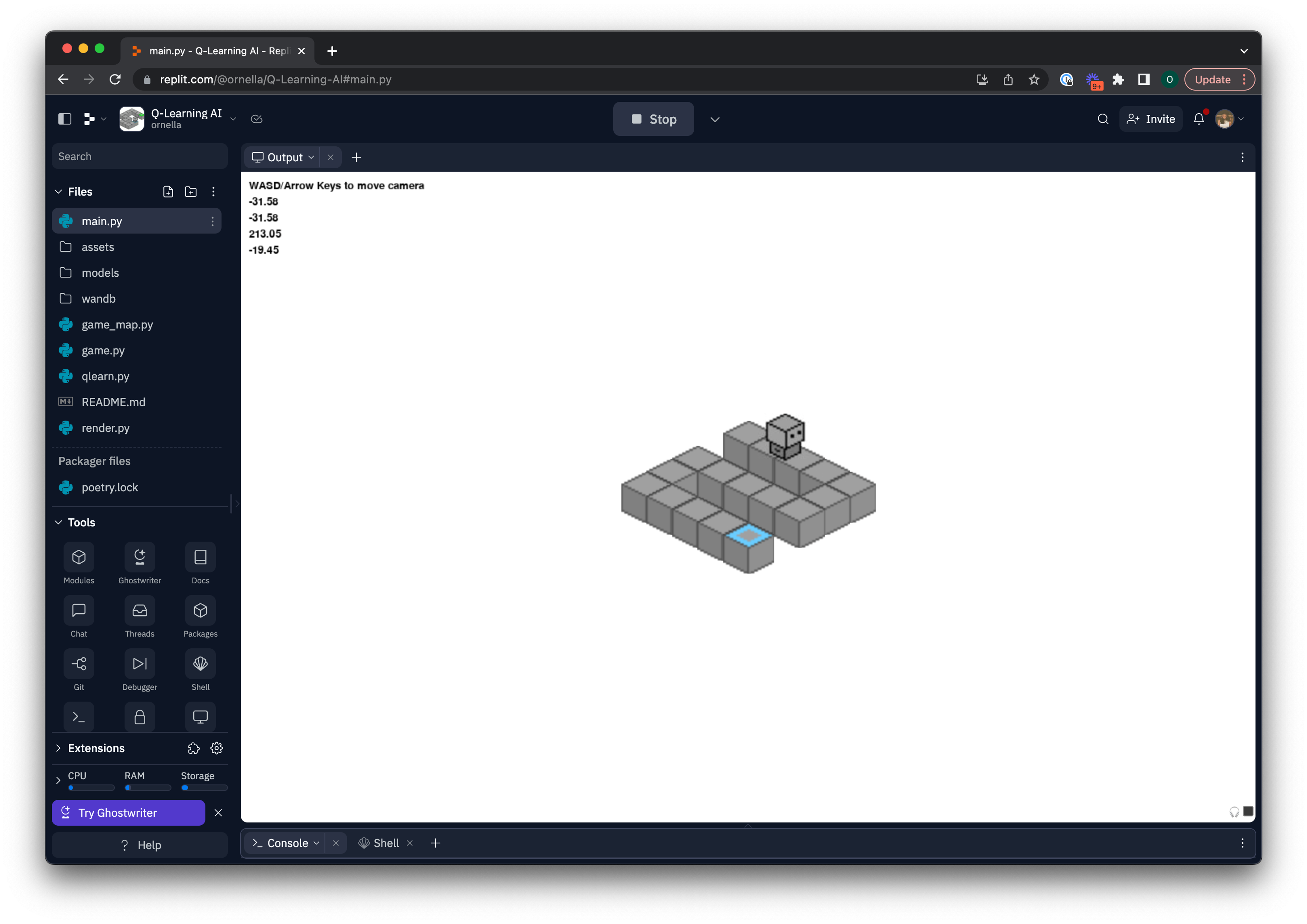 Q-Learning Repl