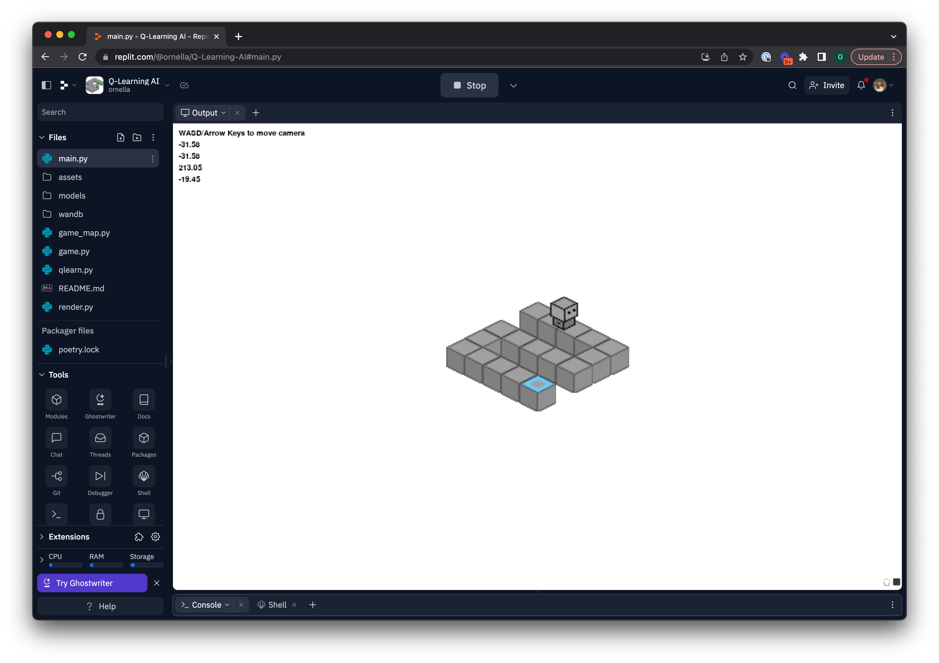 Q-Learning Repl