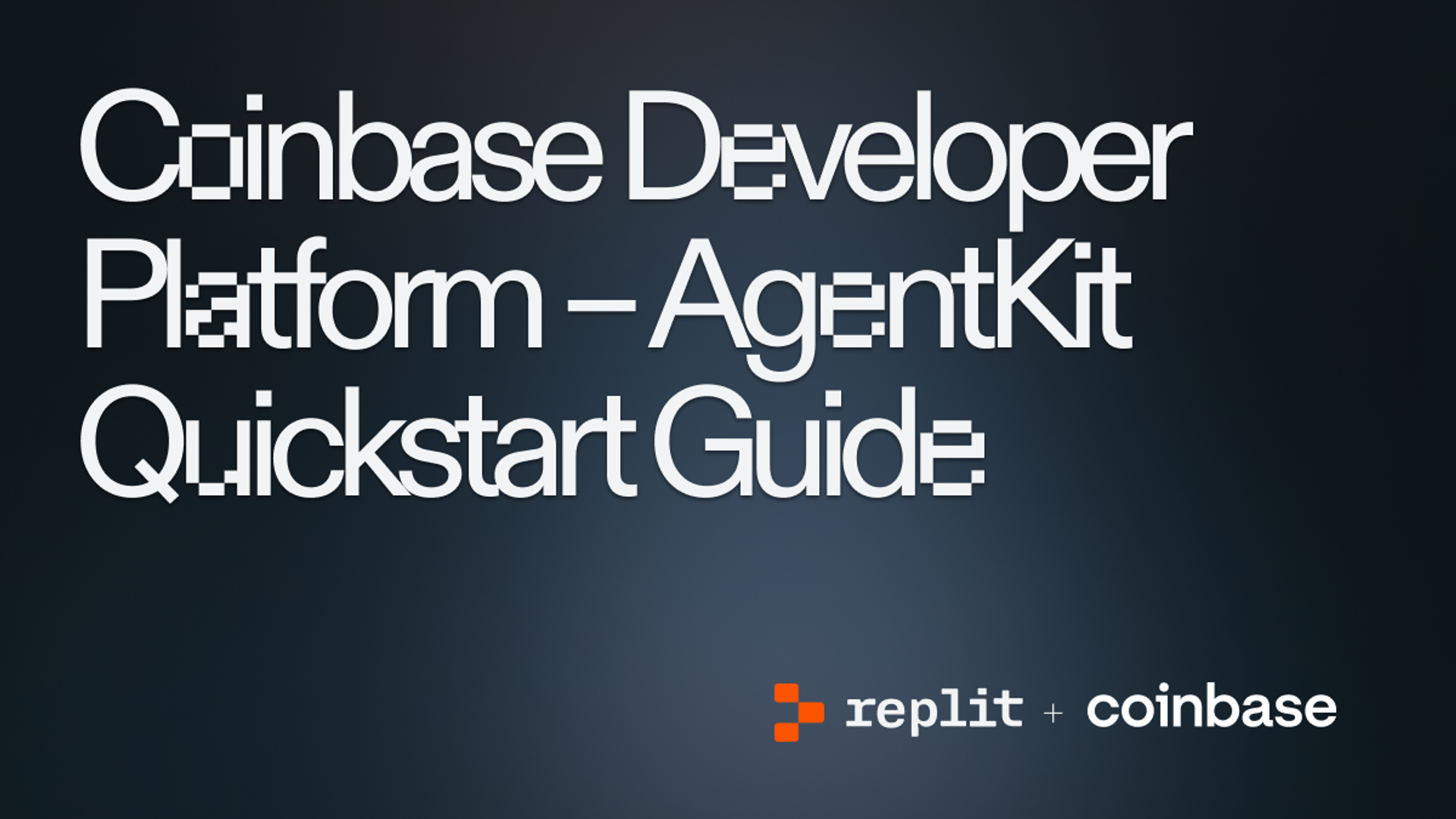 Coinbase Developer Platform – AgentKit Quickstart Guide - Replit