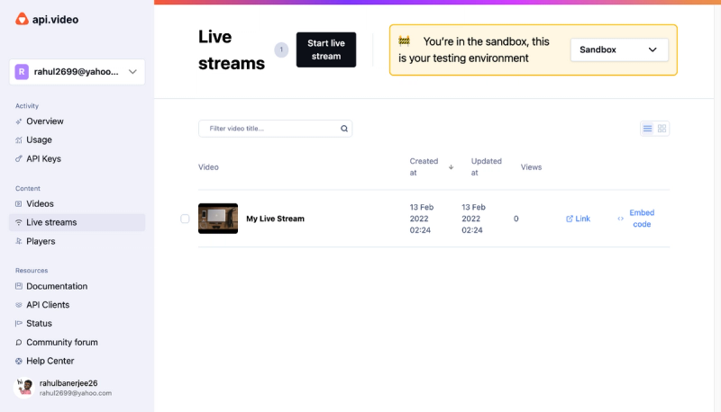 Dashboard