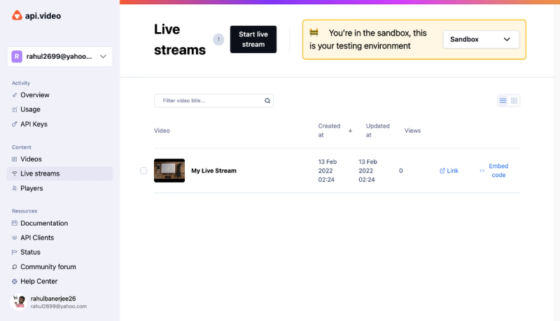 Dashboard
