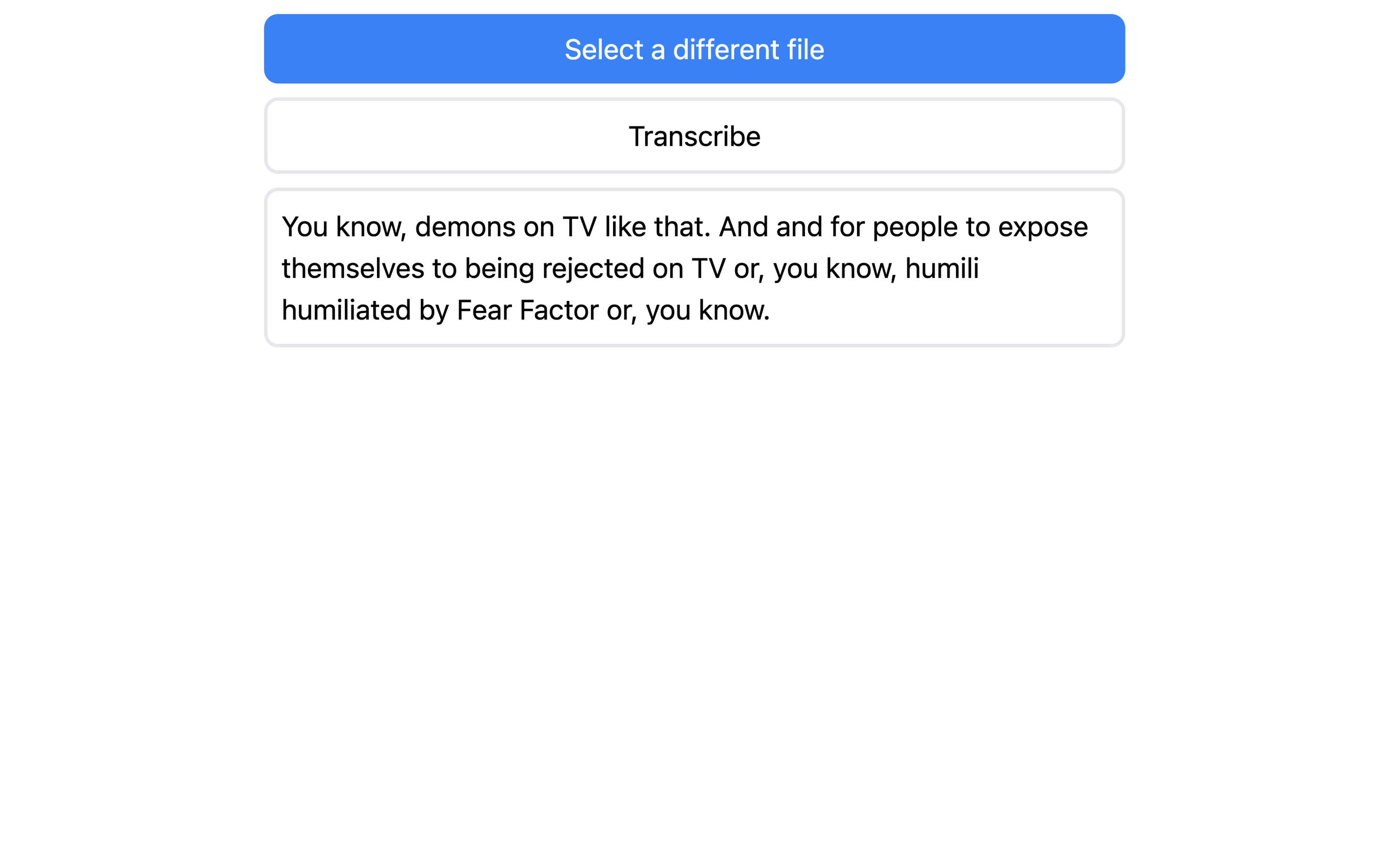 Speech-to-text app