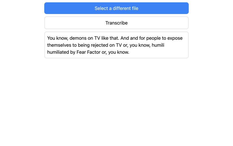 Speech-to-text app